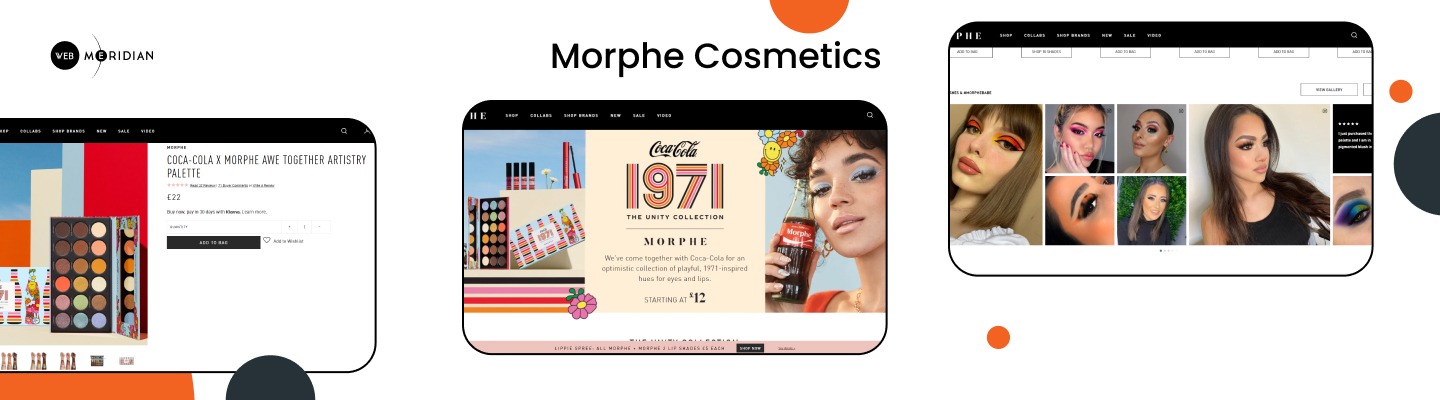 Morphe Cosmetics - Successful eCommerce Website _ Appealing Design that Keeps Your Brand Consistent