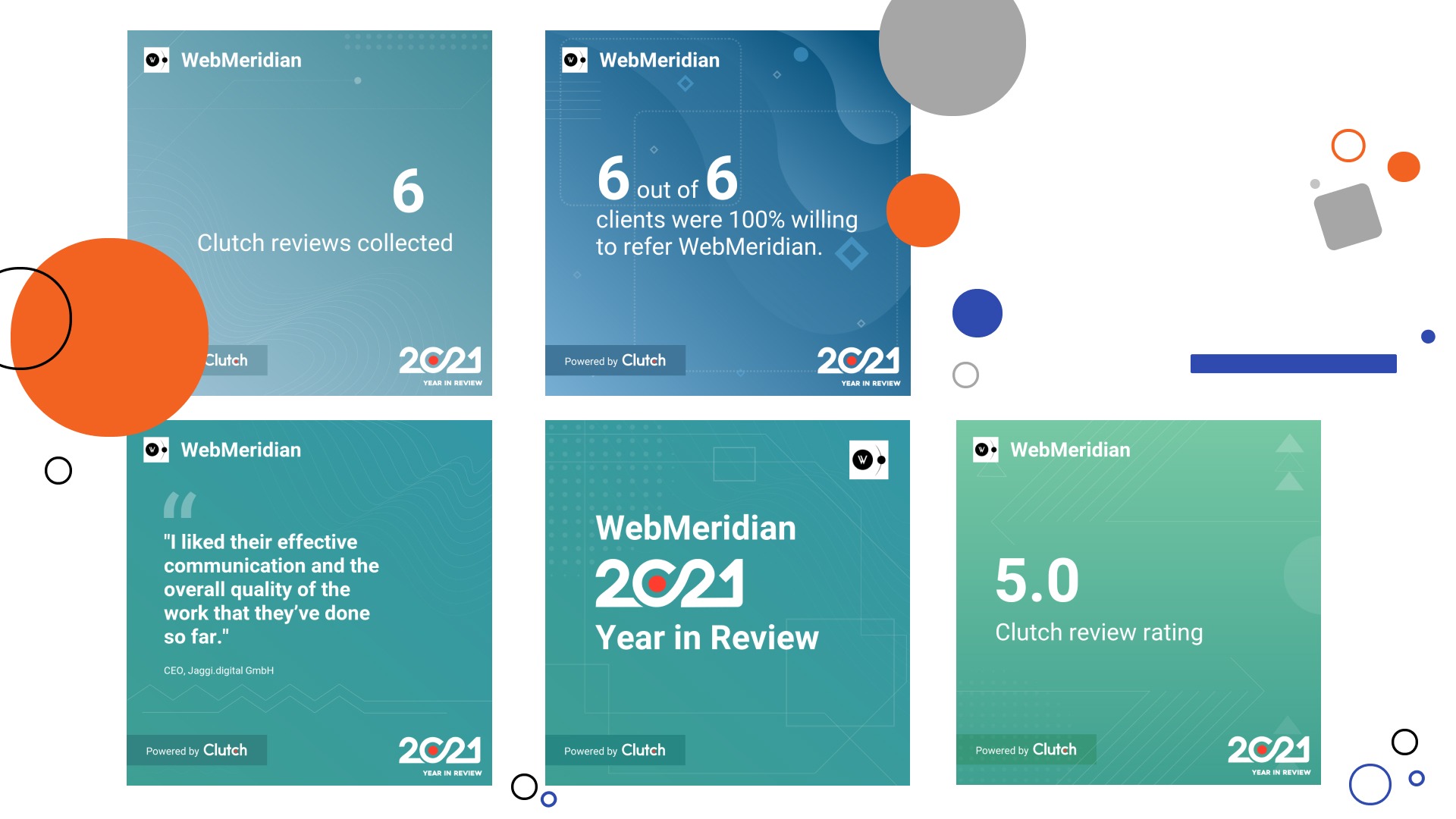 WebMeridian’s Clutch Year in Review