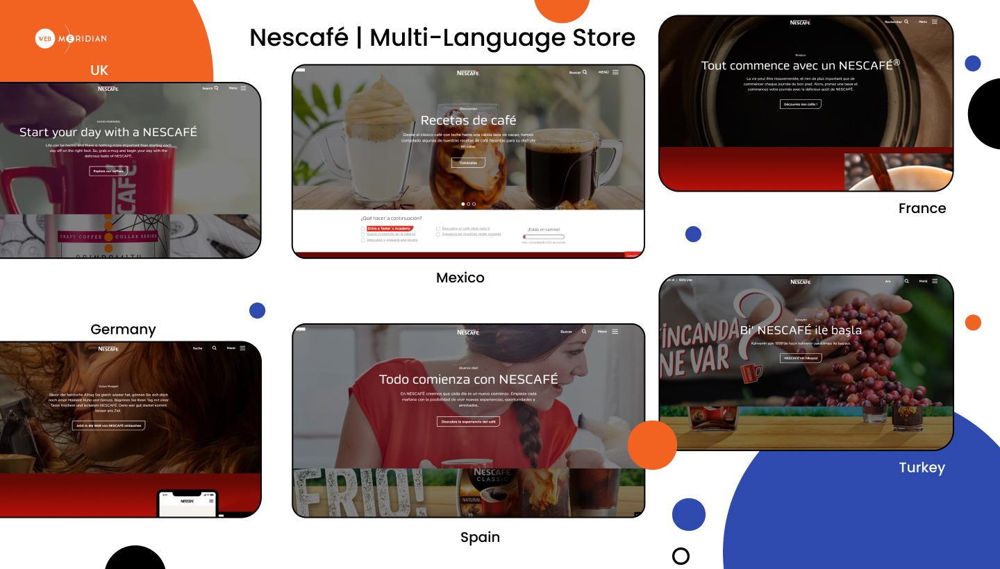 Leading international eCommerce sites - Nescafe _ Multi-Language Store