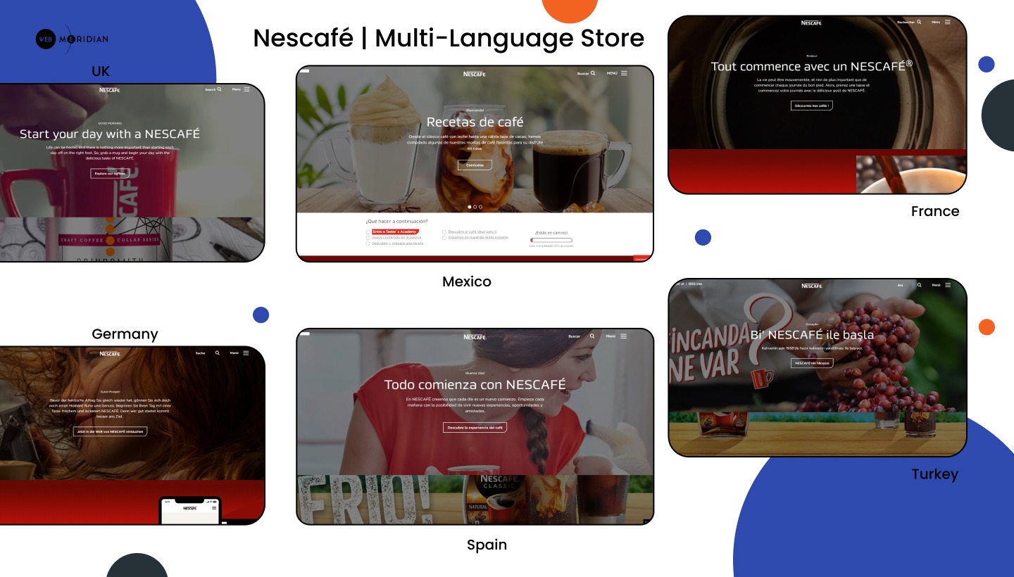 Magento 2 multistore - Nescafé _ Multi-Language Store