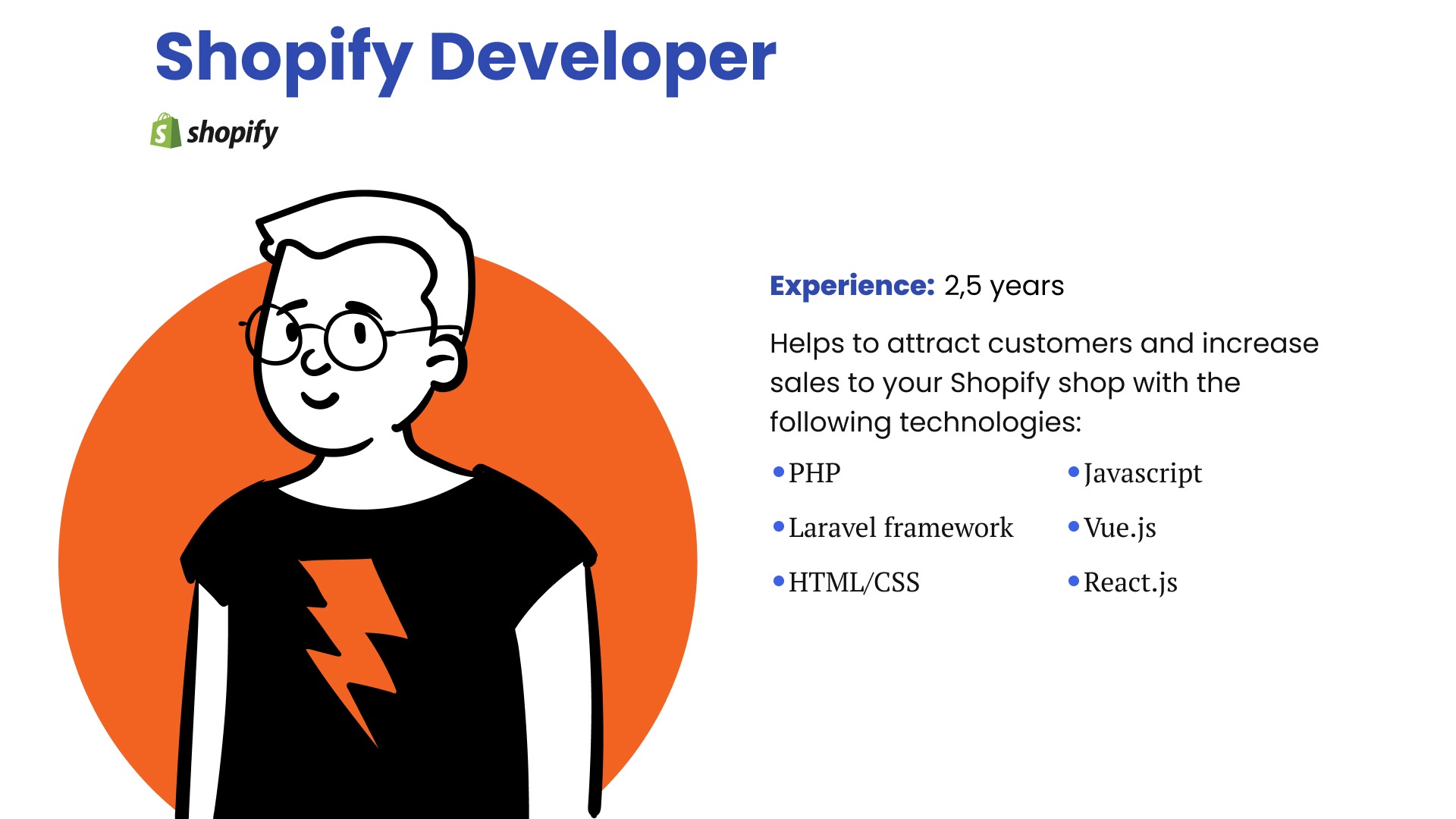 Shopify Developer's Rate