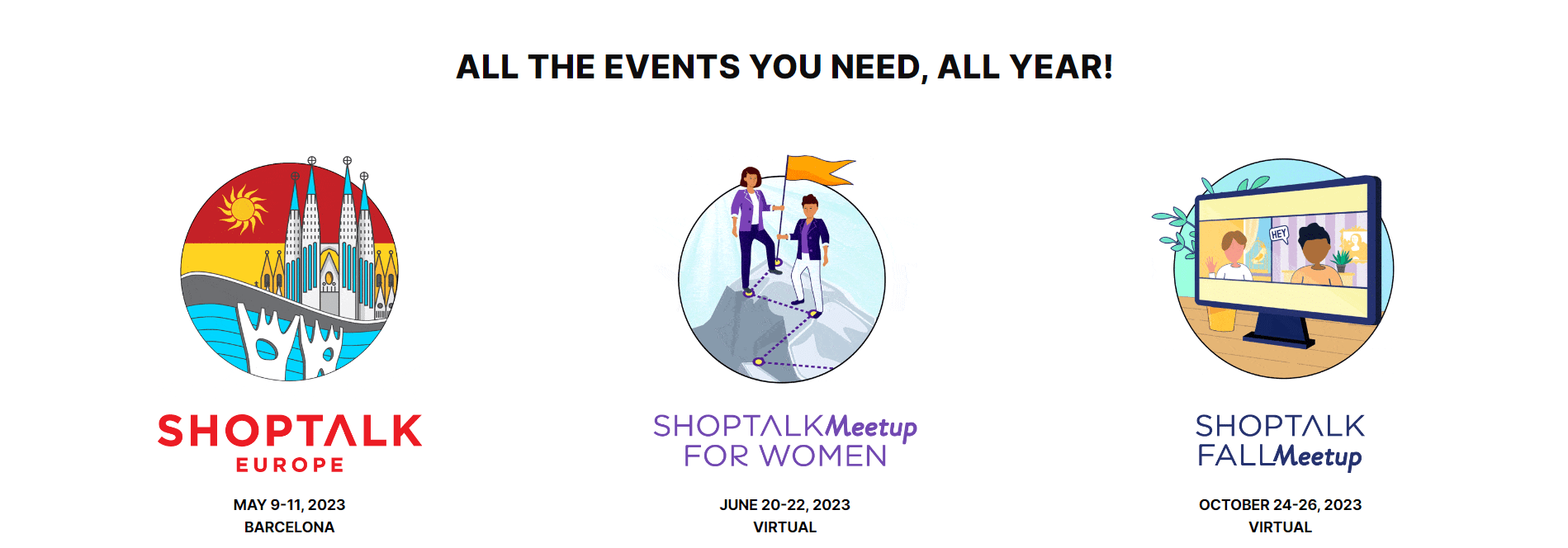 Top eCommerce Conferences in 2023 - ShopTalk