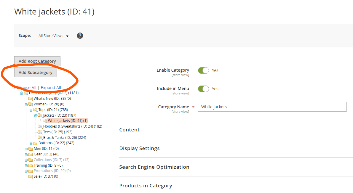 Implementing the Correct Structure in Magento