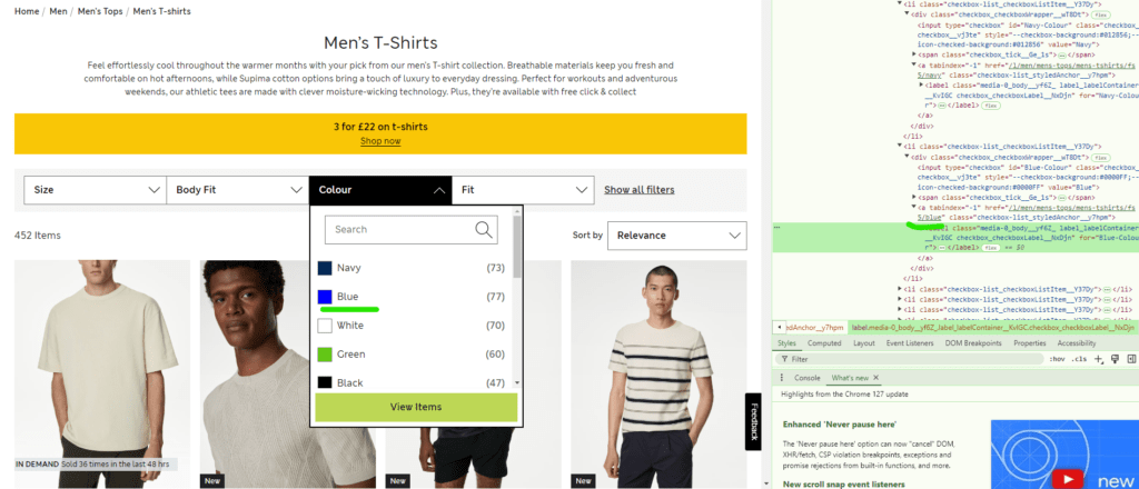 How to Implement the Correct Structure of an eCommerce Website: SEO Filters